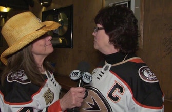 Ryan Miller's mom, Teresa, reports on the Anaheim Ducks' Mom's trip!