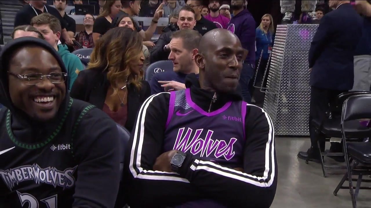 KG courtside as Wolves debut Prince 