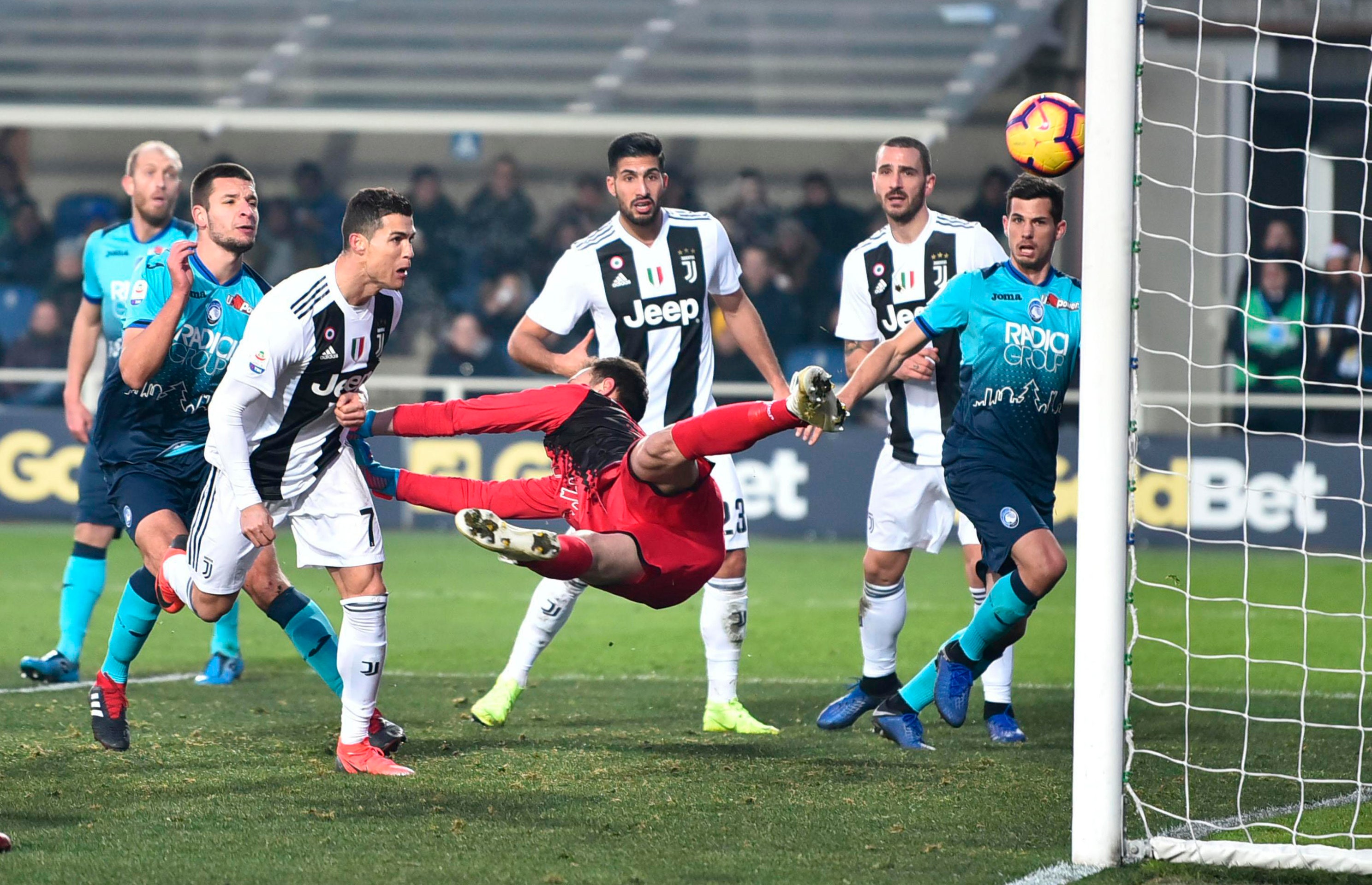 Image result for Ronaldo rescues point for Juventus at Atlanta, go nine points clear