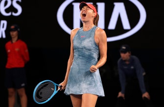 
					Defending champ gone: Sharapova ousts Wozniacki in Australia
				