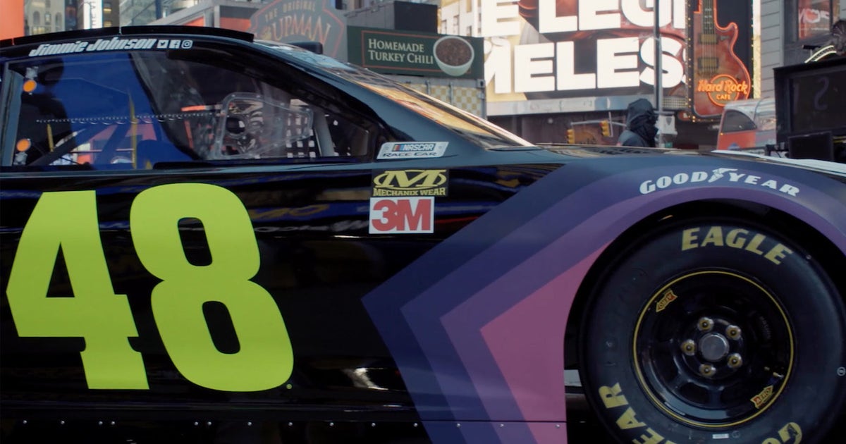 Jimmie Johnson Hid His New Ally Financial Paint Scheme In Some Of