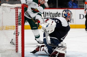 Staal scores twice, Wild ride 5-2 win over Avs into break