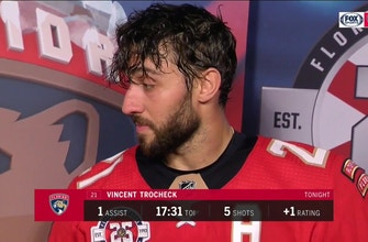 Vincent Trocheck on the Panthers’ huge 3rd period, playoff mentality