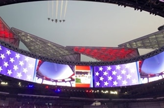 Watch the SBLIII roof open and the Air Force Thunderbirds 