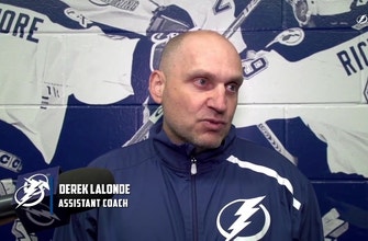 Lightning assistant coach Derek Lalonde on matchup with Jets