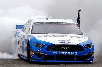 Brad Keselowski holds off Chase Elliott to complete dominant performance in Martinsville