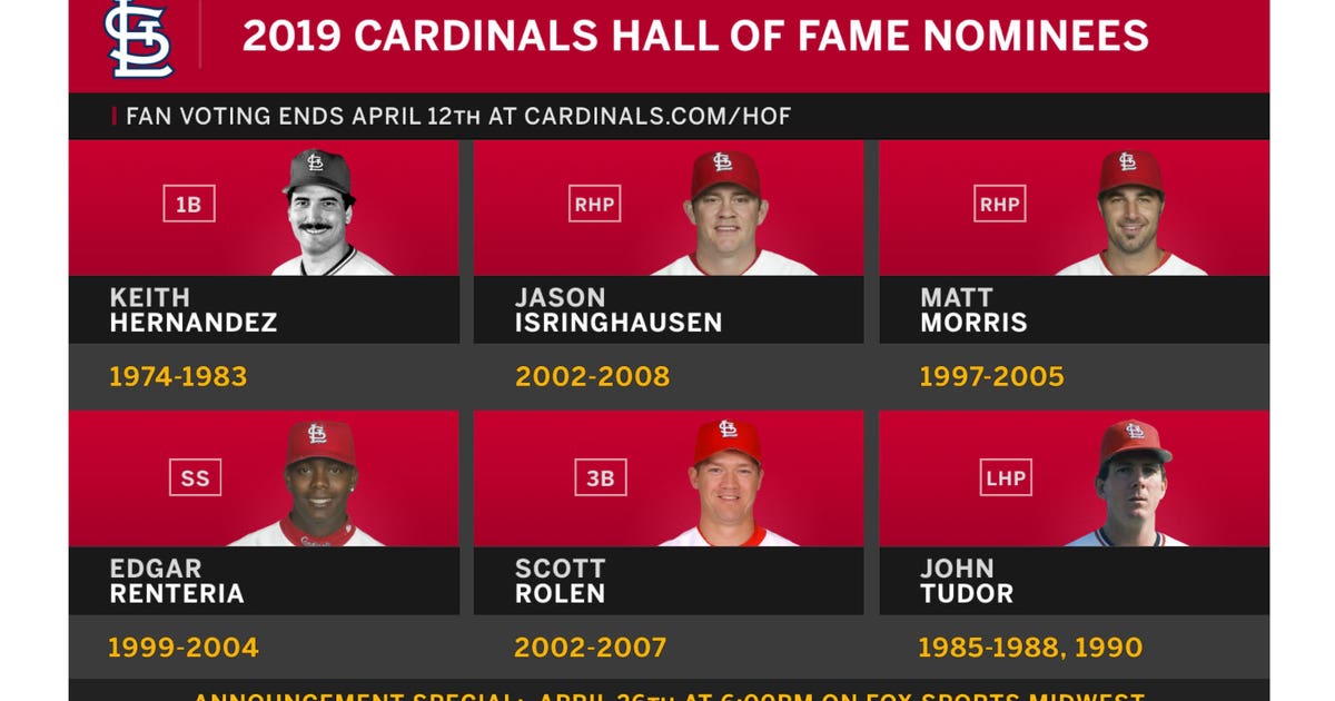 Fan voting opens for Cardinals Hall of Fame 2019 inductees | FOX Sports