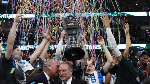 The Spartans prevented a championship three-peat by Michigan. David Banks-USA TODAY Sports