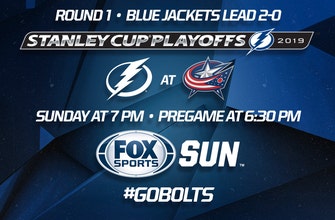 
					Preview: Lightning trail 2-0 vs. Blue Jackets as series shifts to Columbus
				