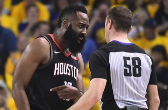 
					Nick Wright on Rockets’ Game 1 loss: Warriors have gotten a clear and obvious edge in the officiating
				