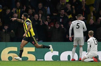 
					Fulham's relegation confirmed with 4-1 loss at Watford
				