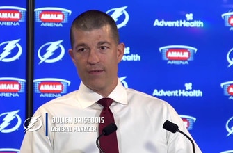 Tampa Bay Lightning press conference: GM Julien BriseBois on 2018-19 season, playoff exit