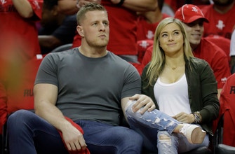 
					Houston Texans star JJ Watt engaged to soccer's Kealia Ohai
				