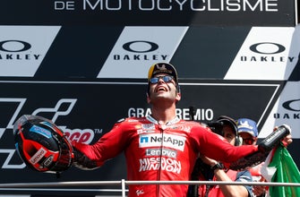 
					Petrucci beats Marquez for emotional 1st MotoGP victory
				
