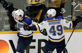 
					Blues' Russian Two, Tarasenko and Barbashev, on verge of Cup
				