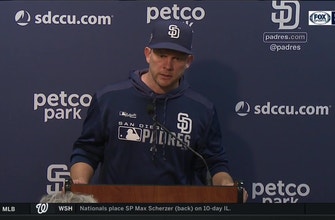 
					Padres manager Andy Green reflects on team’s extra-inning defeat
				