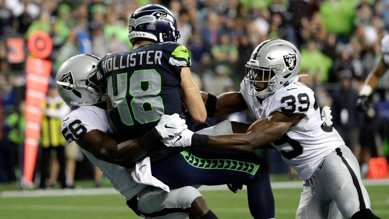 Geno Smith tosses 2 TDs, Seahawks top Raiders 17-15