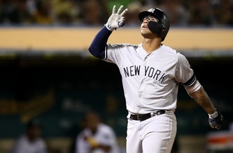 
					Gleyber Torres joins Joe DiMaggio as only 22-and-under Yankees with 30+ homers in season
				
