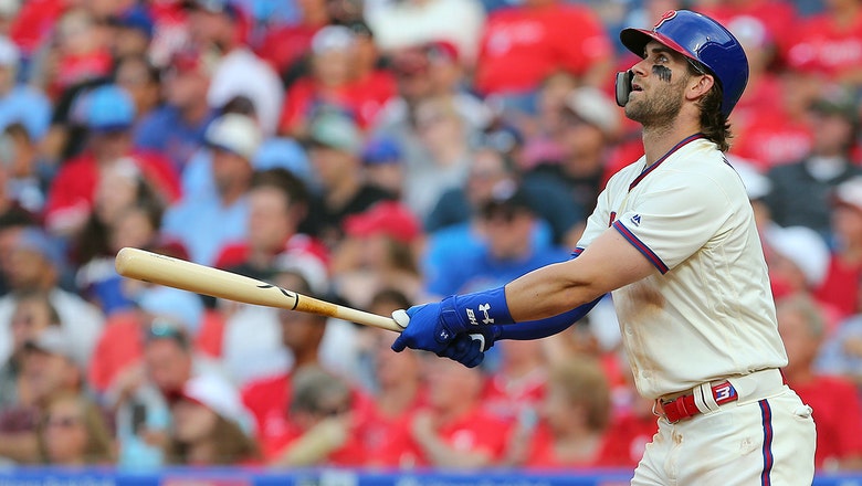 Bryce Harper launches a home run in the 6th inning