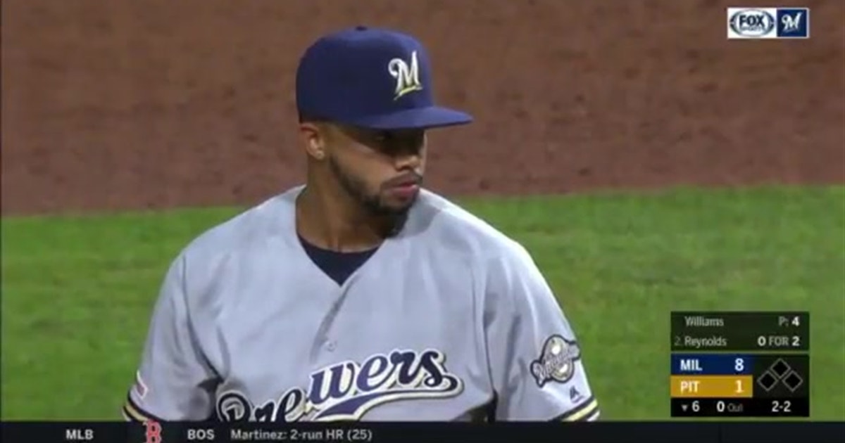 WATCH Brewers’ Devin Williams strikes out three in MLB debut FOX Sports