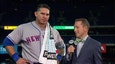Ken Rosenthal with Mets catcher Wilson Ramos after Mets 6-3 win over Phillies