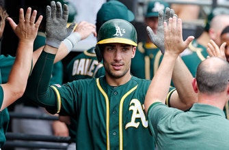 Matt Olson provides all the offense for the Athletics