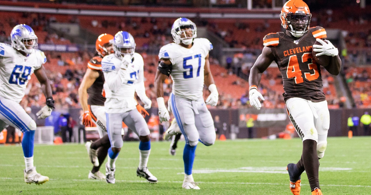 Lions end preseason winless after 20-16 loss to Browns