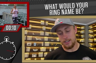 49ers TE and WWE fan George Kittle cuts a promo, explains why Seth Rollins is his favorite