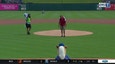 Long Time Rangers TV Director Dave Burchett Throws First Pitch