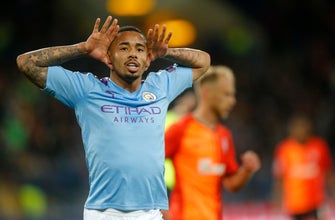 
					Man City cruises to win over Shakhtar in Champions League
				