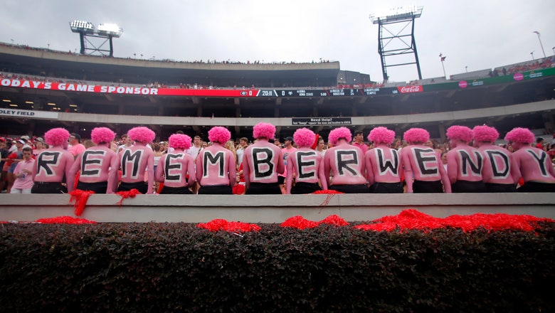 Remember Wendy: UGa fans don pink to honor Anderson's wife