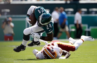 Eagles' running backs showed plenty of promise