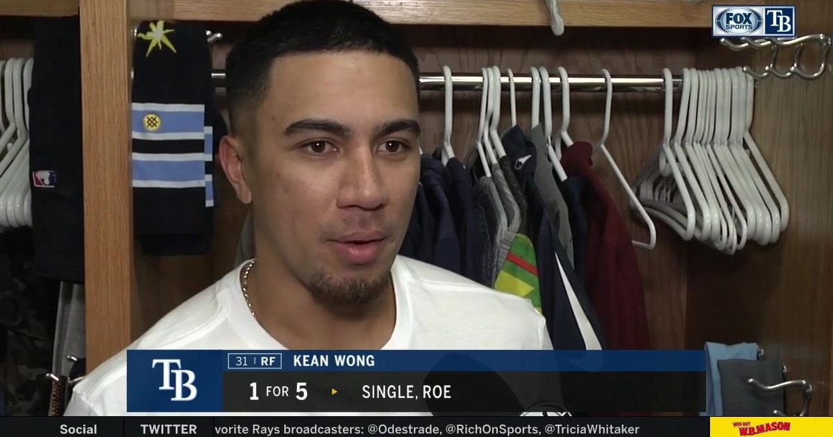 Kean Wong recaps his hustle play that helped the Rays lock up road the ...