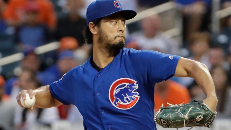 Cubs scratch Darvish with right forearm tightness