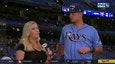 Nate Lowe talks about Rays sweep of Indians