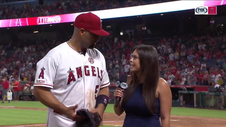 Pujols comes in clutch tonight against the Red Sox