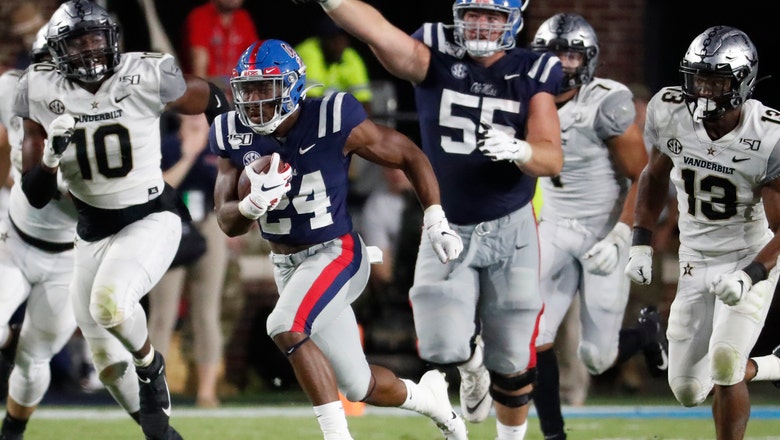 Ole Miss runs away from Vanderbilt in 2nd half, wins 31-6