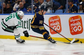 
					Olofsson sets rookie record in Sabres' 4-0 win over Stars
				