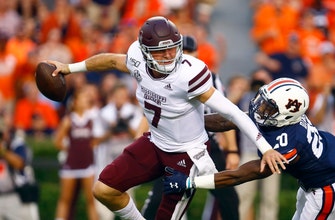 
					Mississippi State staying coy about QB plans for Tennessee
				