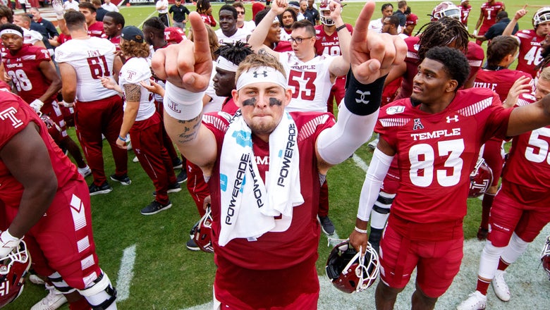 Russo, Temple upset turnover-prone No. 23 Memphis 30-28