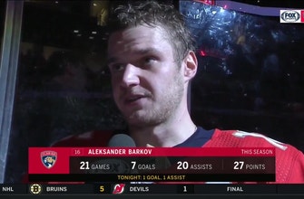 Aleksander Barkov on playing at home after 5-2 win: ‘We love to play in front of you’