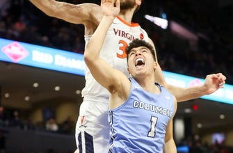 
					Huff, Diakite lead No. 9 Virginia past Columbia 60-42
				