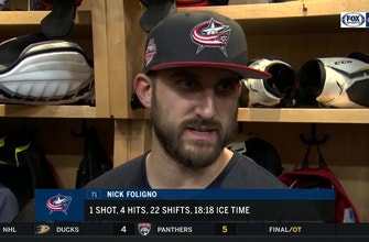 
					Nick Foligno liked tenacity, edge, grind Blue Jackets showed vs. Red Wings
				