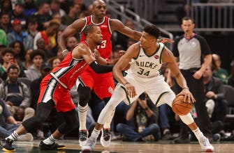 
					Antetokounmpo's triple-double helps Bucks beat Blazers 137-129
				