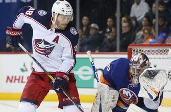 
					Barzal, Varlamov lead Islanders to 2-0 win over Blue Jackets
				