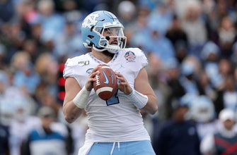 
					North Carolina breezes past Temple 55-13 in Military Bowl
				