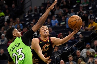 
					Garland, Sexton each score 18 to lead Cavs over Wolves 94-88
				