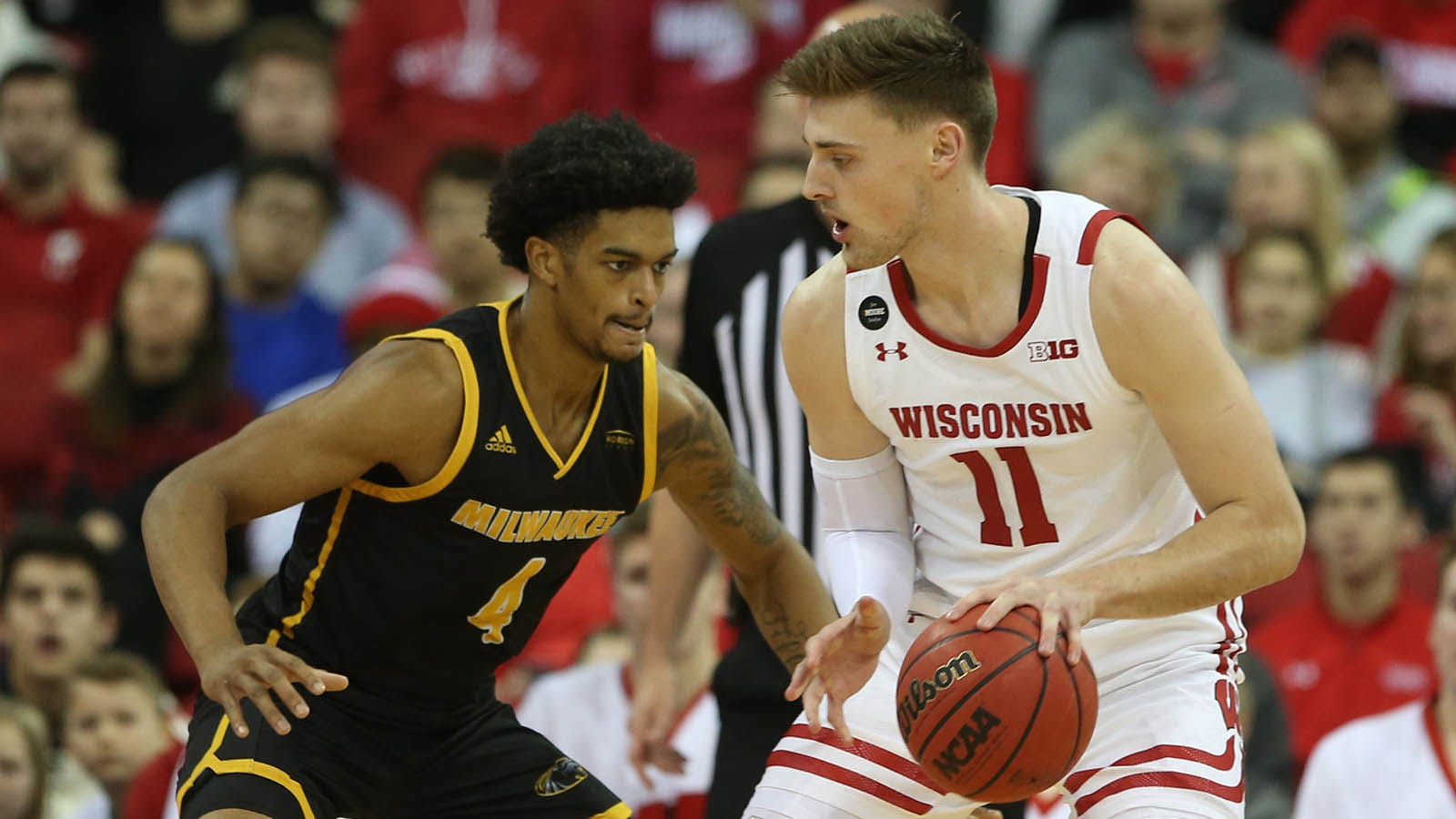Potter Scores 12 In Debut As Badgers Overpower Milwaukee 83 64