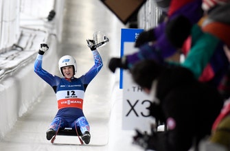
					Russia's Ivanova edges US luger Britcher in Lillehammer race
				
