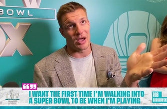 
					Gronk explains why he almost ditched going to Giants-Patriots Super Bowl as an 18-year-old fan
				